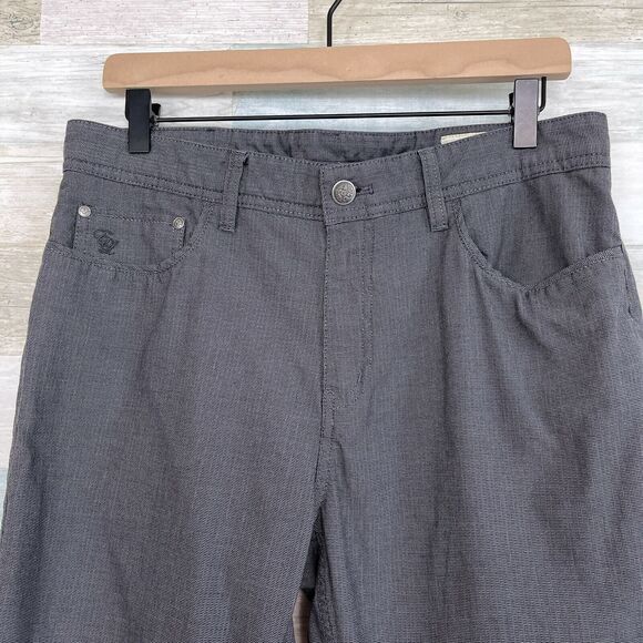 English Laundry Walker Pants Gray Patterned 5 Pocket Slim Leg Casual Mens 32x32 - Picture 2 of 10